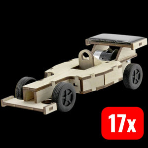 B-Ware Sol Expert Solar Rennwagen 40   Teiliger Rennwagenbausatz 17 Stück