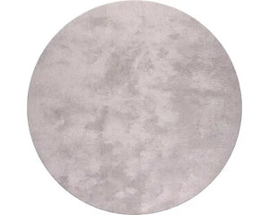 B-Ware Solevito Teppich Hochflorteppich Shaggy Wellness Silber Rund ø 160 Cm Polyester