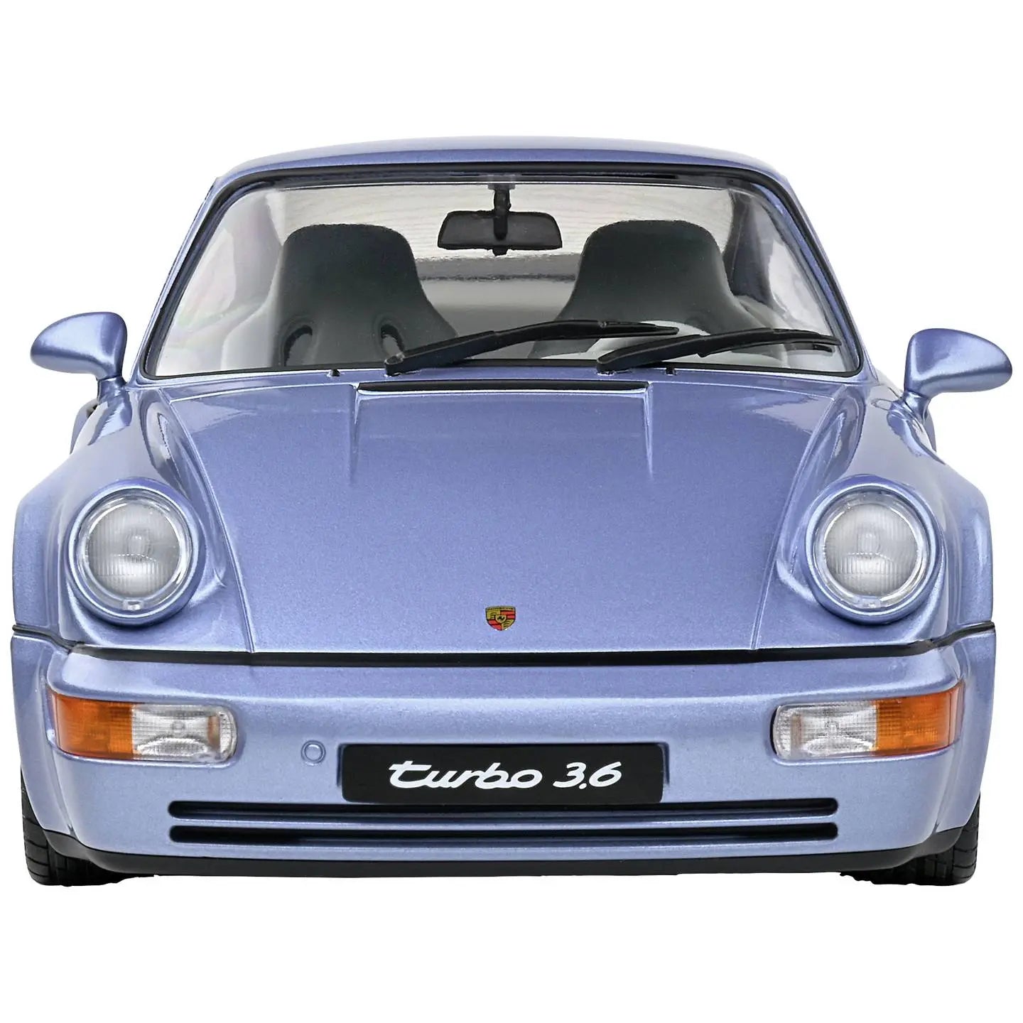 B-Ware Solido Modellauto Standmodell Sammlerauto Porsche 911 Turbo 1990 Blau 1:18  - 3663506023538