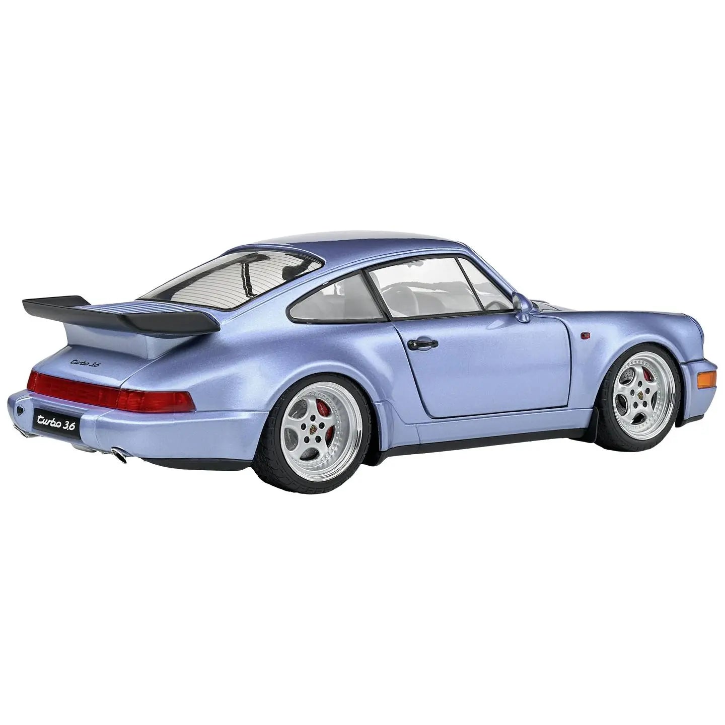B-Ware Solido Modellauto Standmodell Sammlerauto Porsche 911 Turbo 1990 Blau 1:18  - 3663506023538