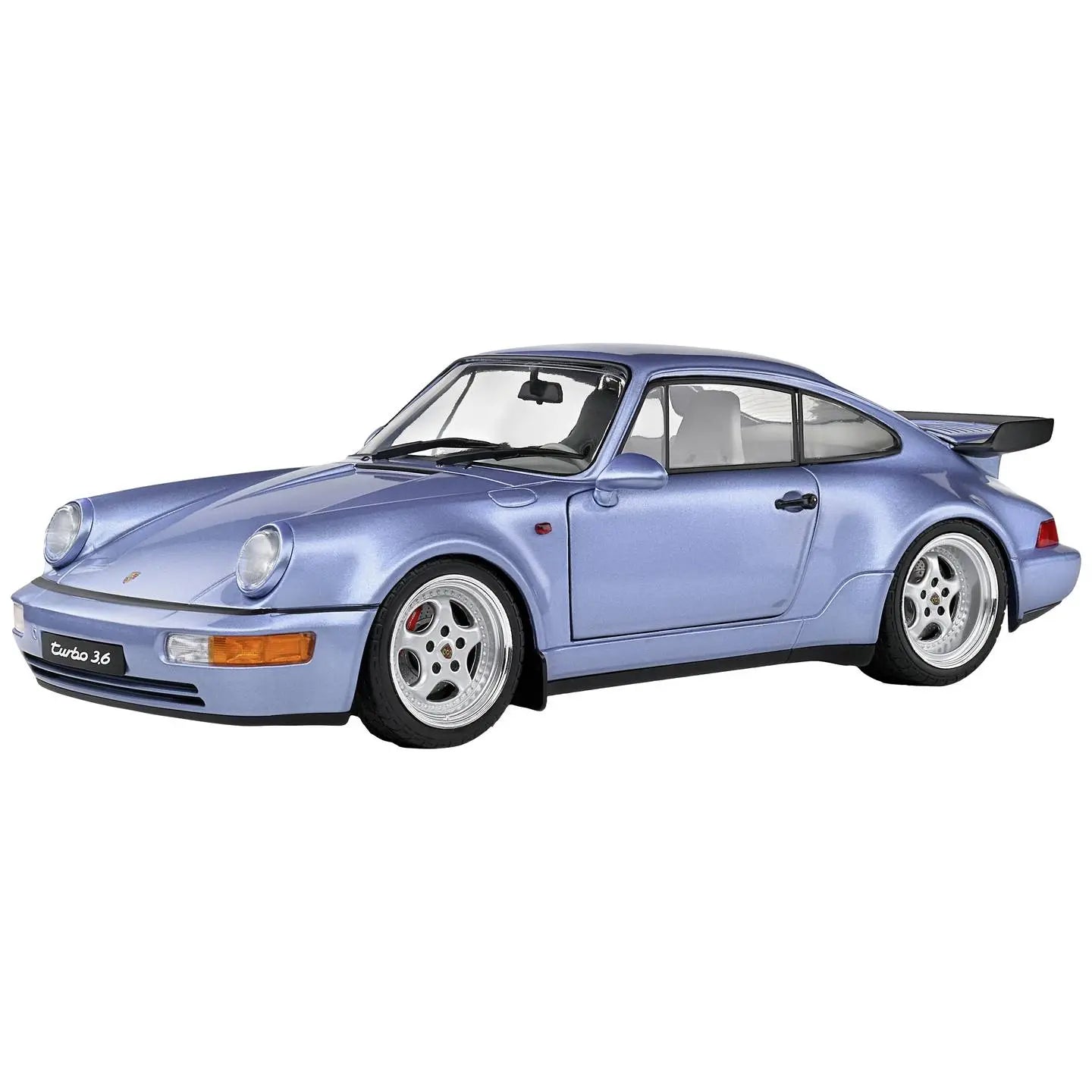 B-Ware Solido Modellauto Standmodell Sammlerauto Porsche 911 Turbo 1990 Blau 1:18  - 3663506023538