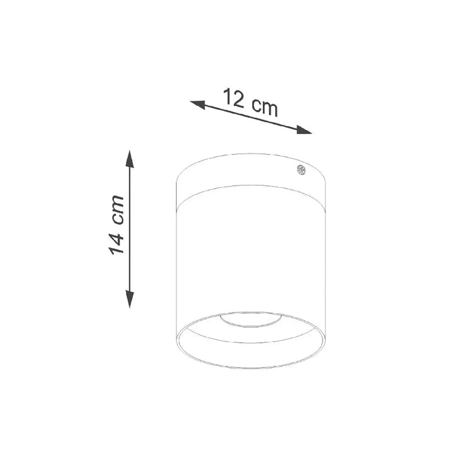 B-Ware Sollux Deckenspot Rif Spot Strahler Weiß Holz Aluminium ø 12 Cm Dimmbar Gu10 - 5903282773202