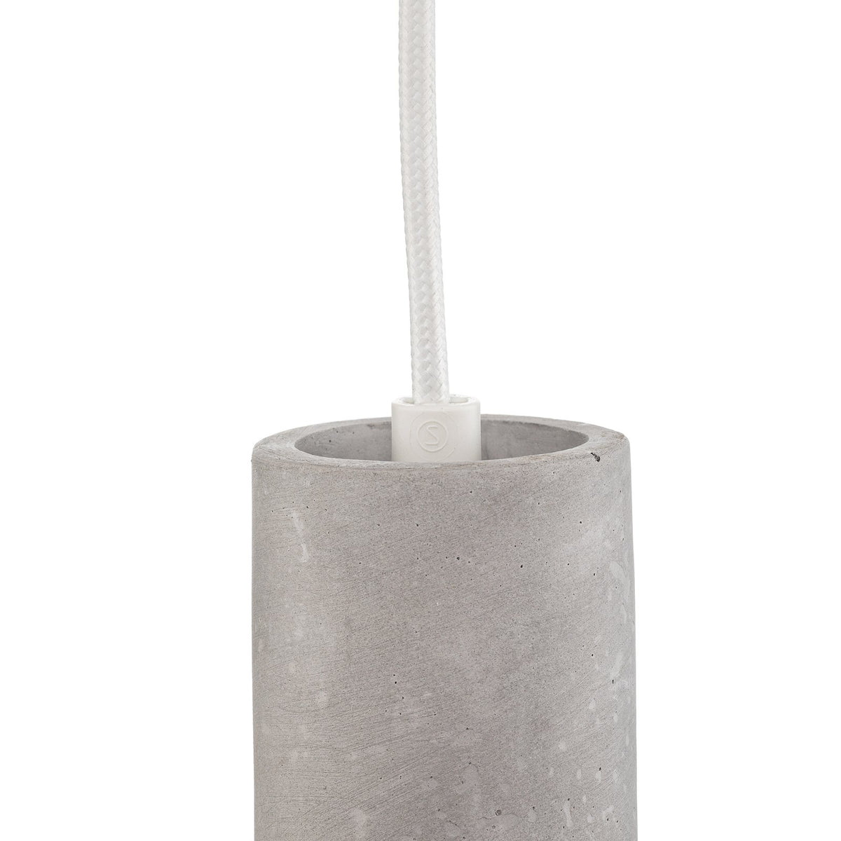 SOLLUX Hängeleuchte Pendelleuchte Tube Beton weiß einflammig Lampe GU10 Leuchte - 5903282730946