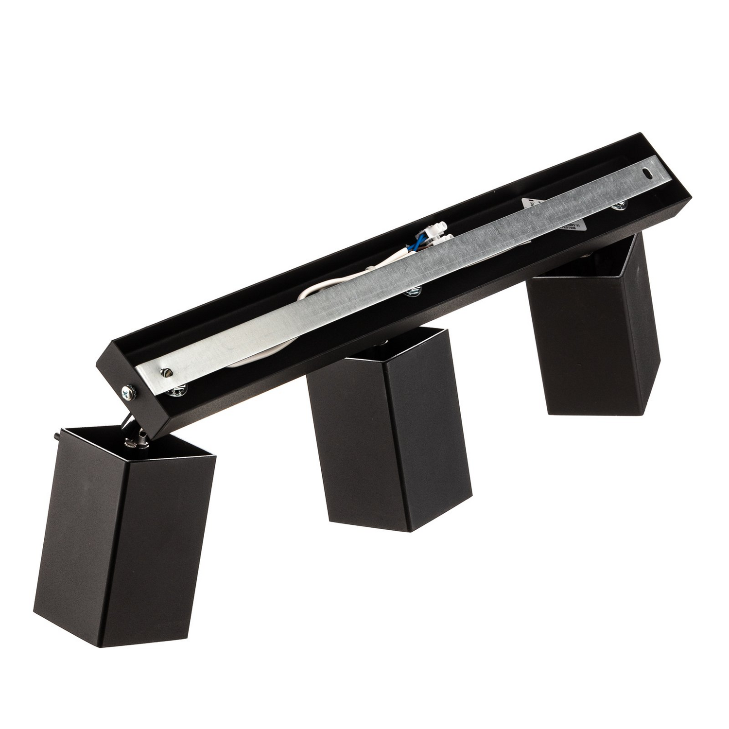 Sollux Lighting Deckenstrahler Leuchte Square Schwarz Dreiflammig Gu10 Stahl B-Ware - 5903282729537