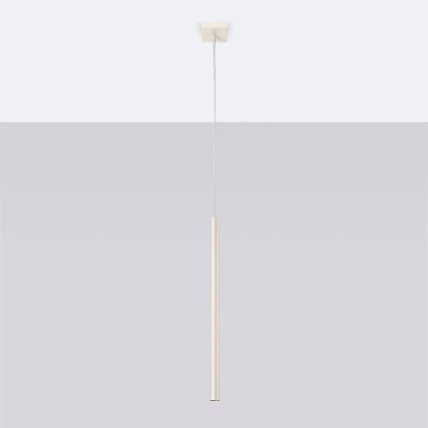 B-Ware Pastelo Hängelampe Pendelleuchte Lampe Beige 2 Cm Stahl 3 Flg - 5903282795006