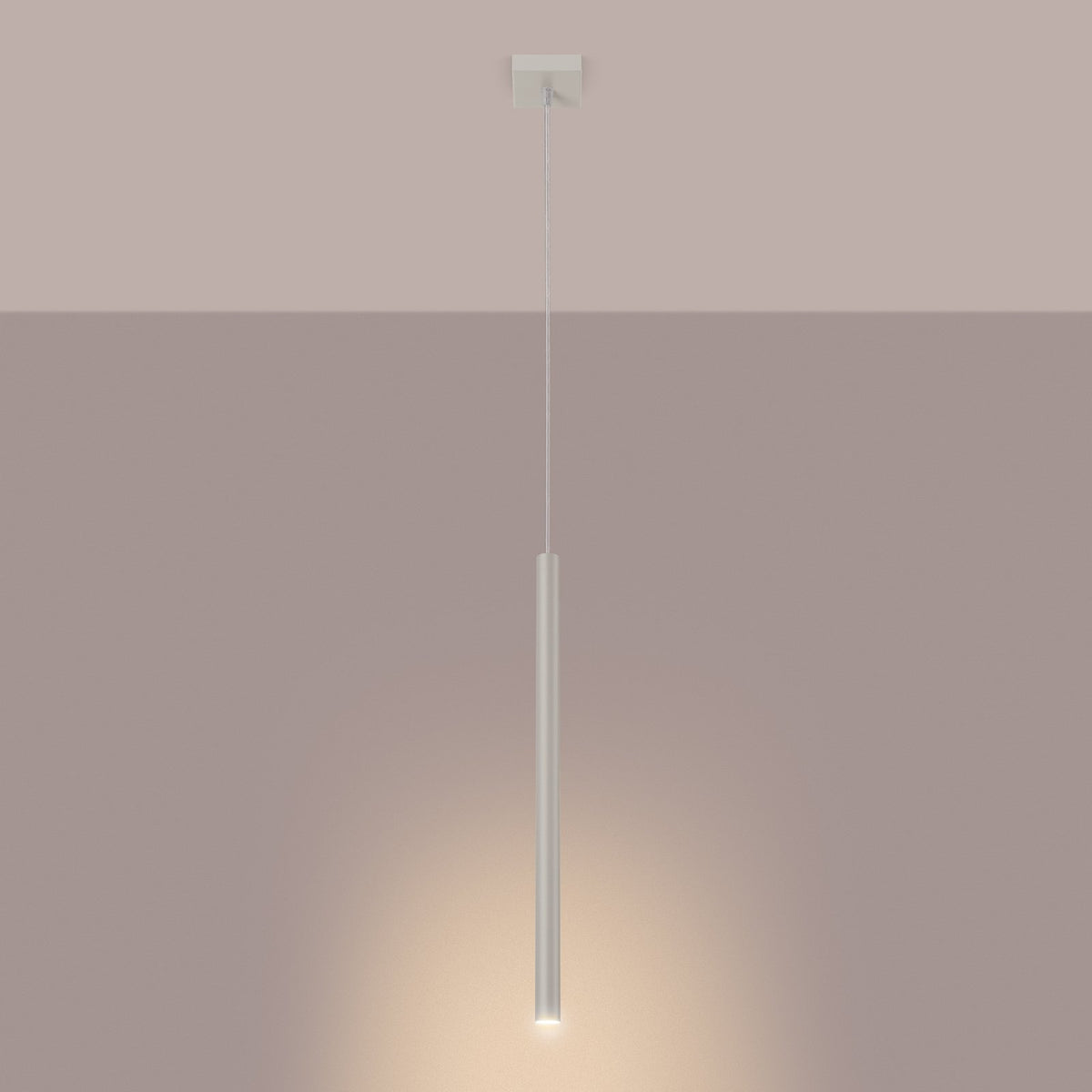 Pastelo Hängelampe Pendelleuchte Lampe beige 2 cm Stahl 3 flg - 5903282795006