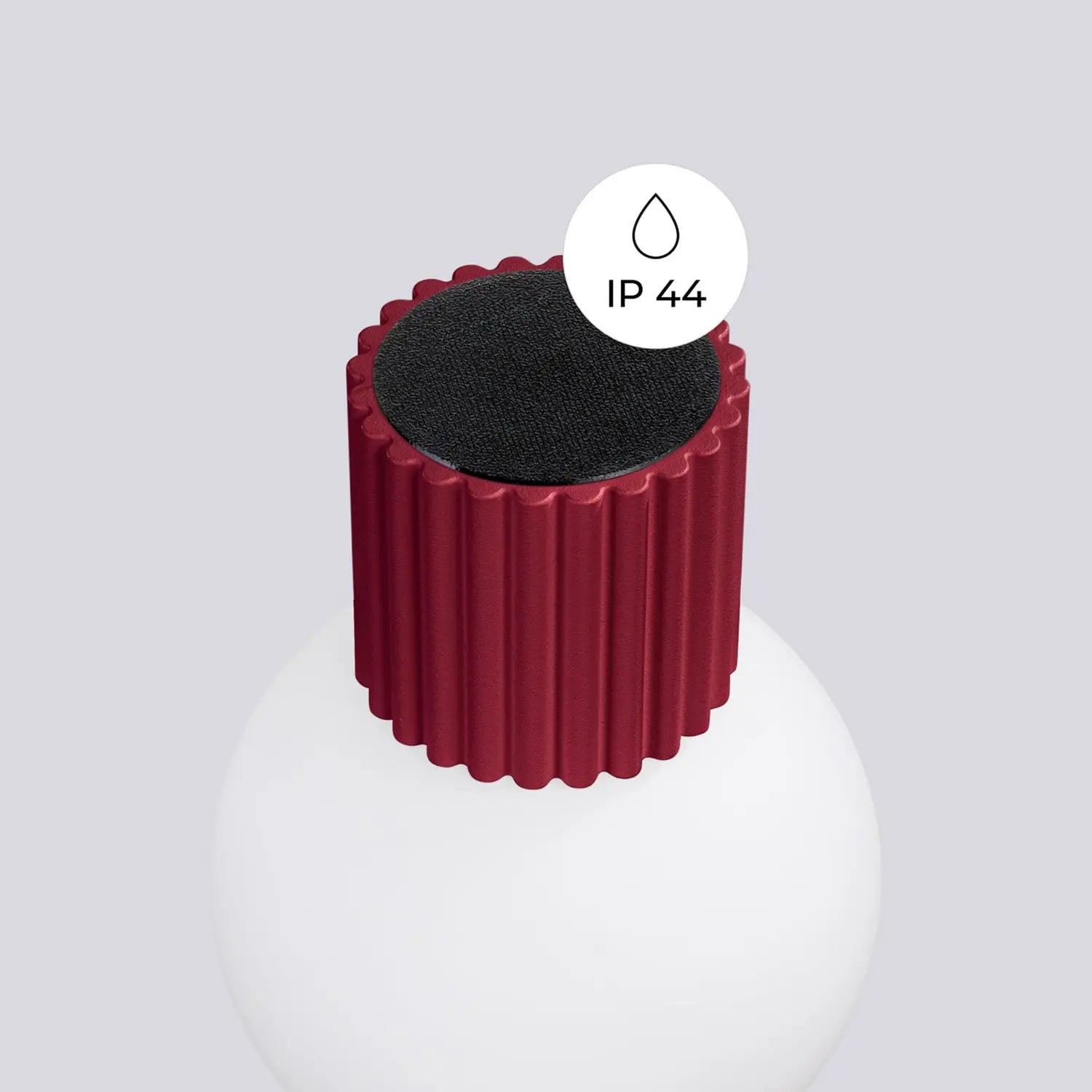 B-Ware Wandleuchte Wandlampe Sollux Orbi Glas Metall Dunkelrot Wohnzimmer Led G9 - 5907073081217