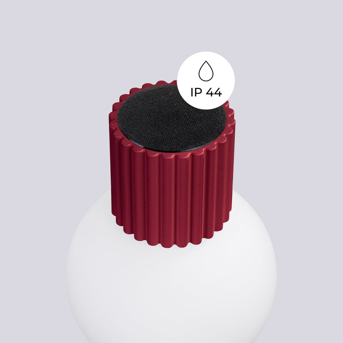 Wandleuchte Wandlampe SOLLUX ORBI Glas Metall dunkelrot Wohnzimmer LED G9 - 5907073081217