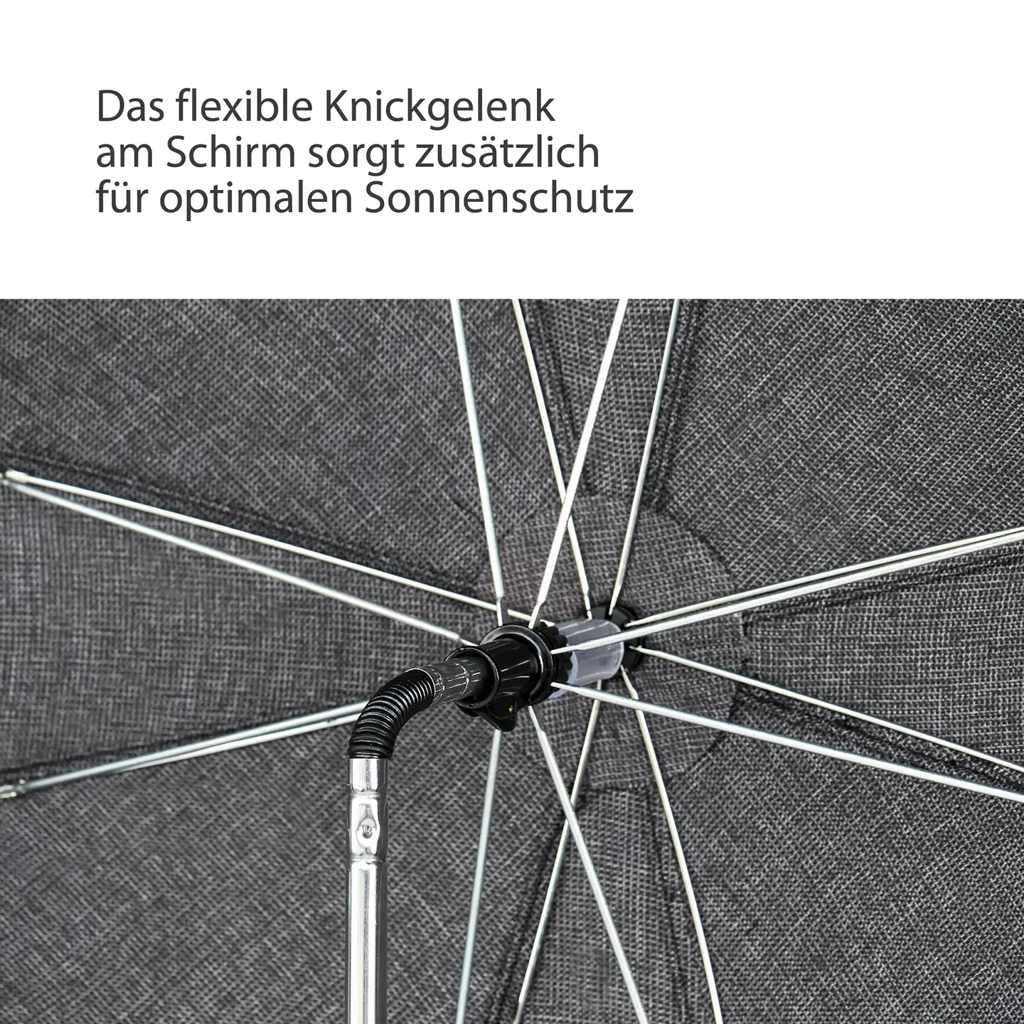 B-Ware Abc Design Sonnenschirm Schirm Sonnenschutz Sunny Asphalt Uv50 Plus Kinderwagen - 4045875052699