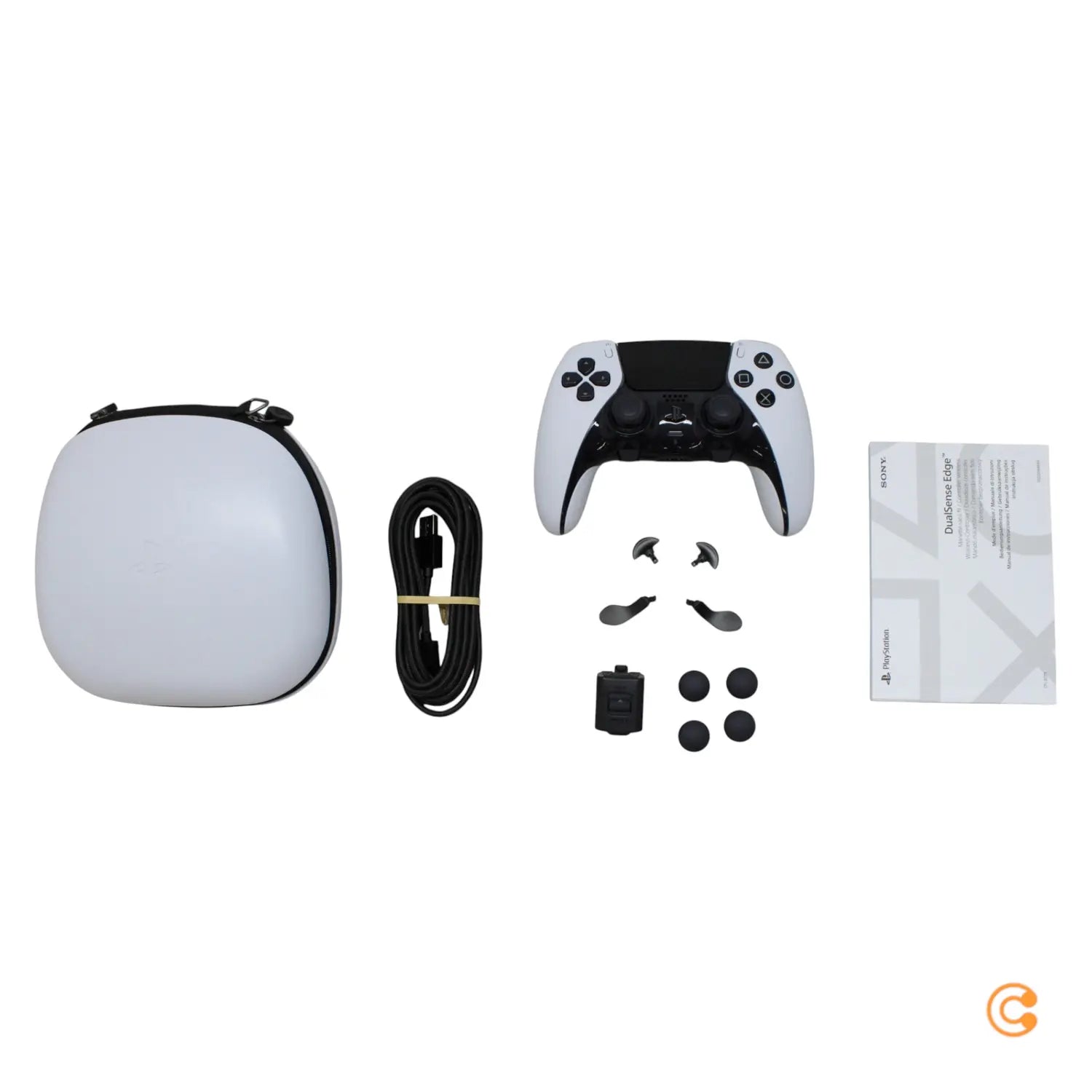 B-Ware Sony Gamepad Controller Dual Sense Edge Play Station 5 Schwarz Weiß Bluetooth Akku - 711719586555