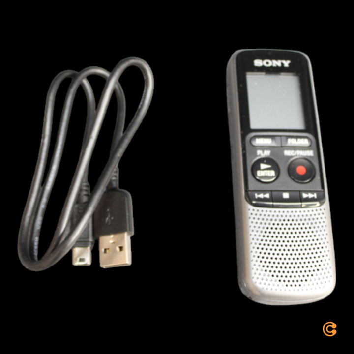 Sony Digitales Diktiergerät Aufnahmegerät Audio Aufzeichnungsdauer 1034h Schwarz B-Ware - 4905524963410