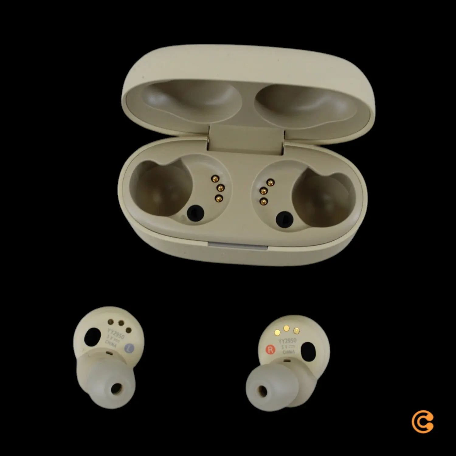 B-Ware Sony In Ear Headset Ohrhörer Bluetooth Noise Cancelling Link Buds S Taupe - 4548736140547