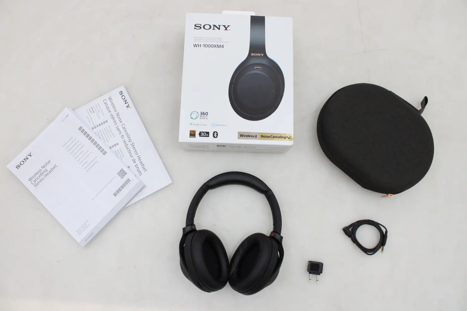 B-Ware Sony Kopfhörer Headset Over Ear Wh1000 Xm4 Noise Cancelling Siehe Text/Foto - 4548736112117