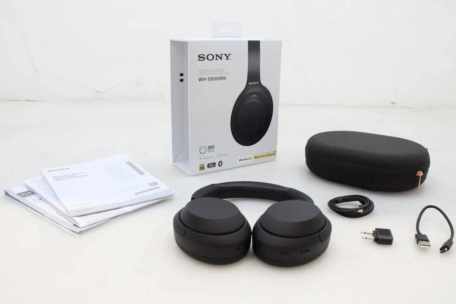 B-Ware Sony Kopfhörer Headset Over Ear Bluetooth Schwarz Wh1000 Xm4 Noise Cancelling - 4548736112117
