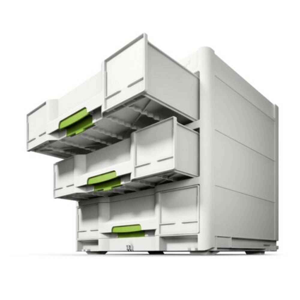 Festool Transportkiste Systainer Aufbewahrungsbox SYS3 SORT 3 M 337 Zubehör - 4014549419878