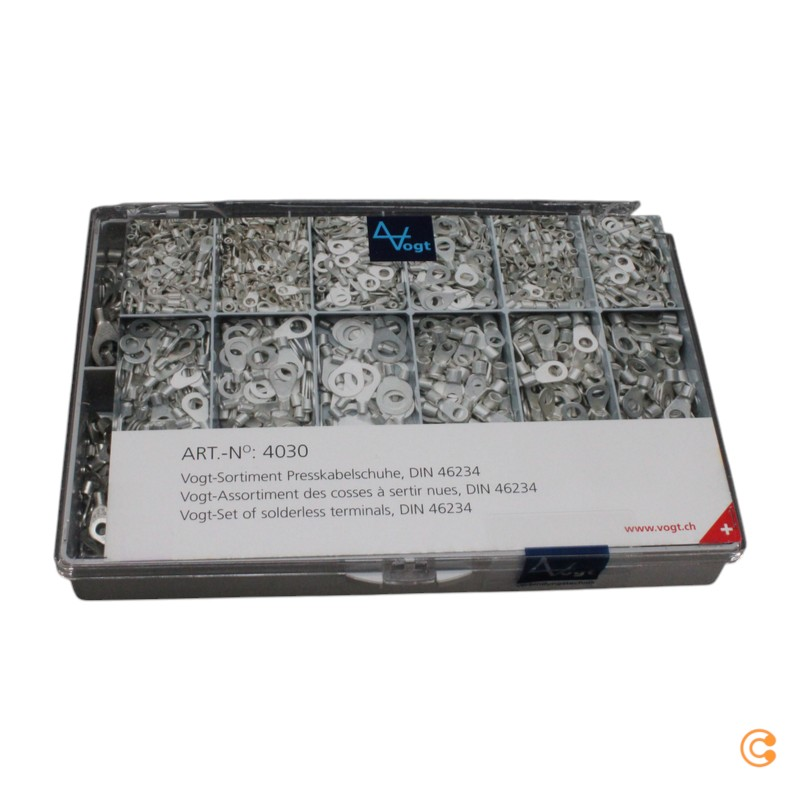 Vogt Verbindungstechnik 4030 Ringkabelschuh Sortiment 1440 St. Siehe Text/Foto B-Ware - 4053199519309
