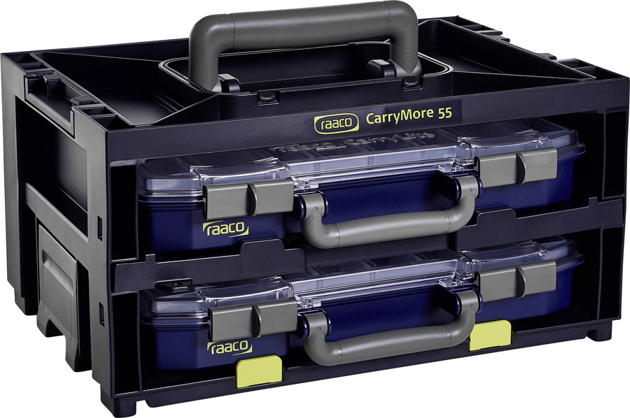 Raaco Carry More 55x2 Sortimentskoffer Lagerkoffer Werkzeugkoffer Schraubenkoffer B-Ware - 5733439146395