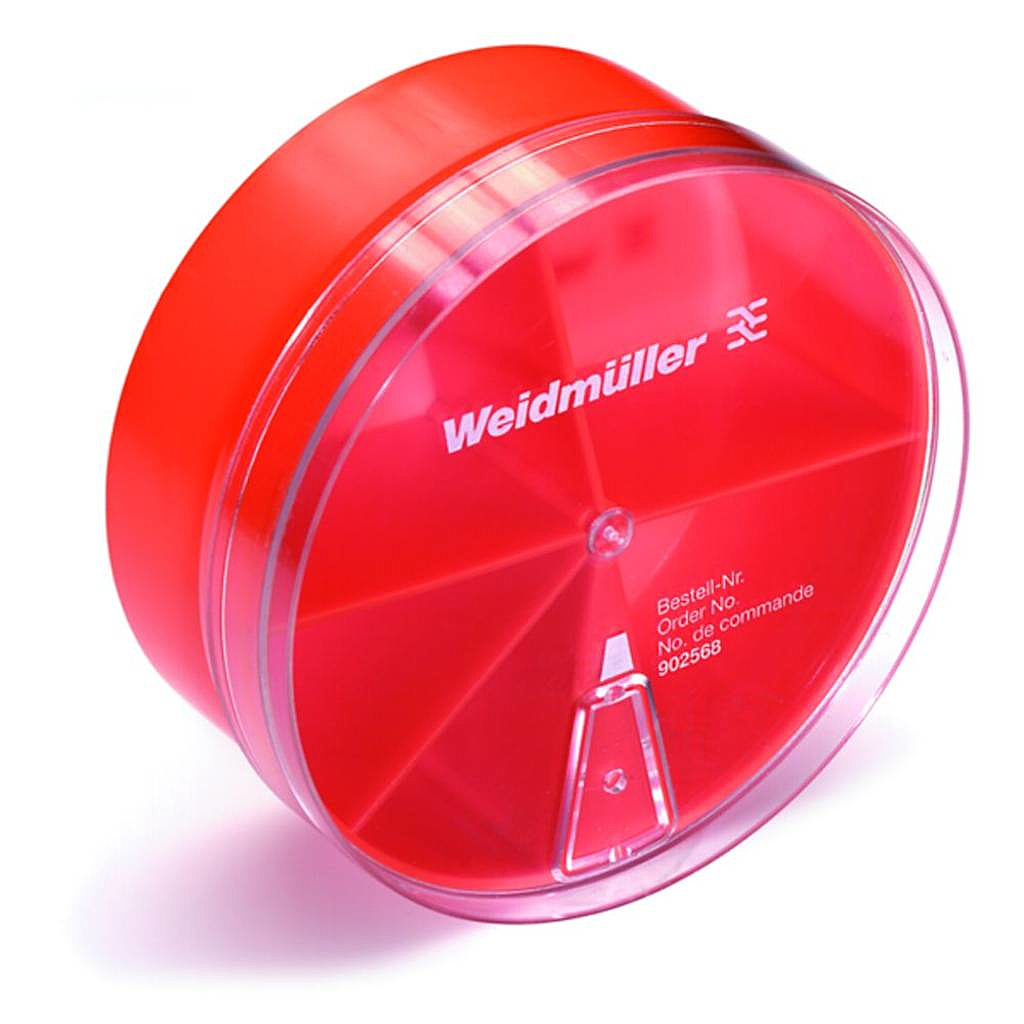 B-Ware Weidmüller Leerbox Aufbewahrungsbox H Leerbox 5 Trennstege Rot 25 Stück - 4008190007980