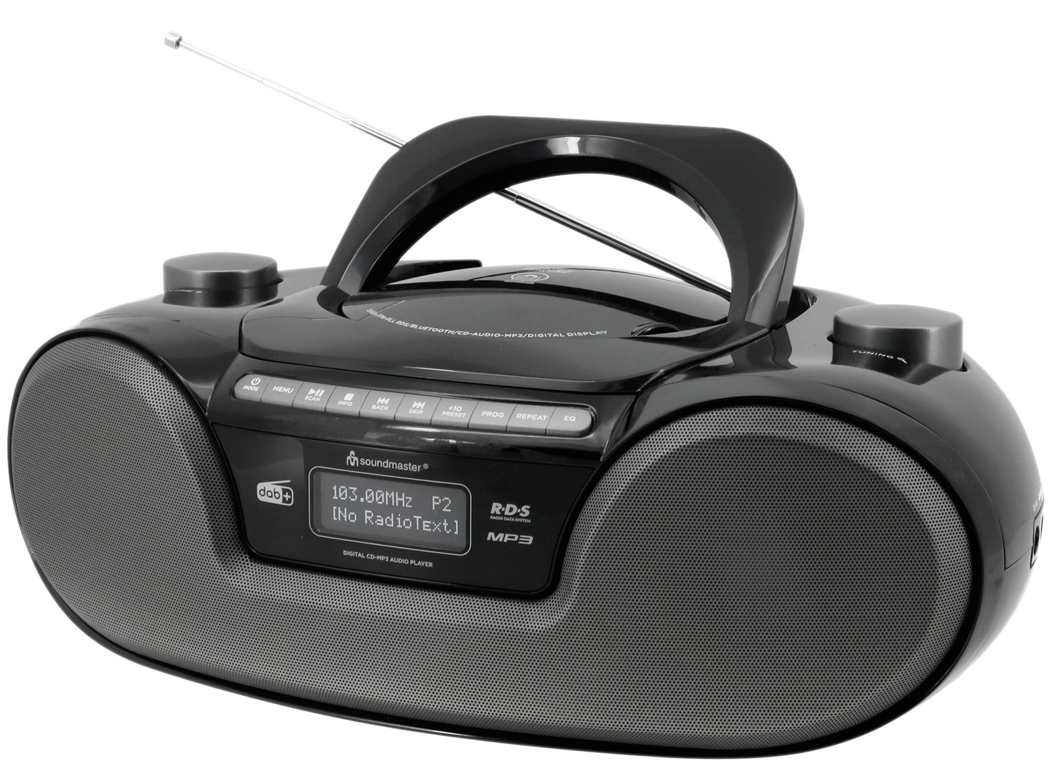 B-Ware Soundmaster Boombox Musikbox Bluetooth Cd Dab+ Ukw Radio Weiß Tragbar - 4005425012351