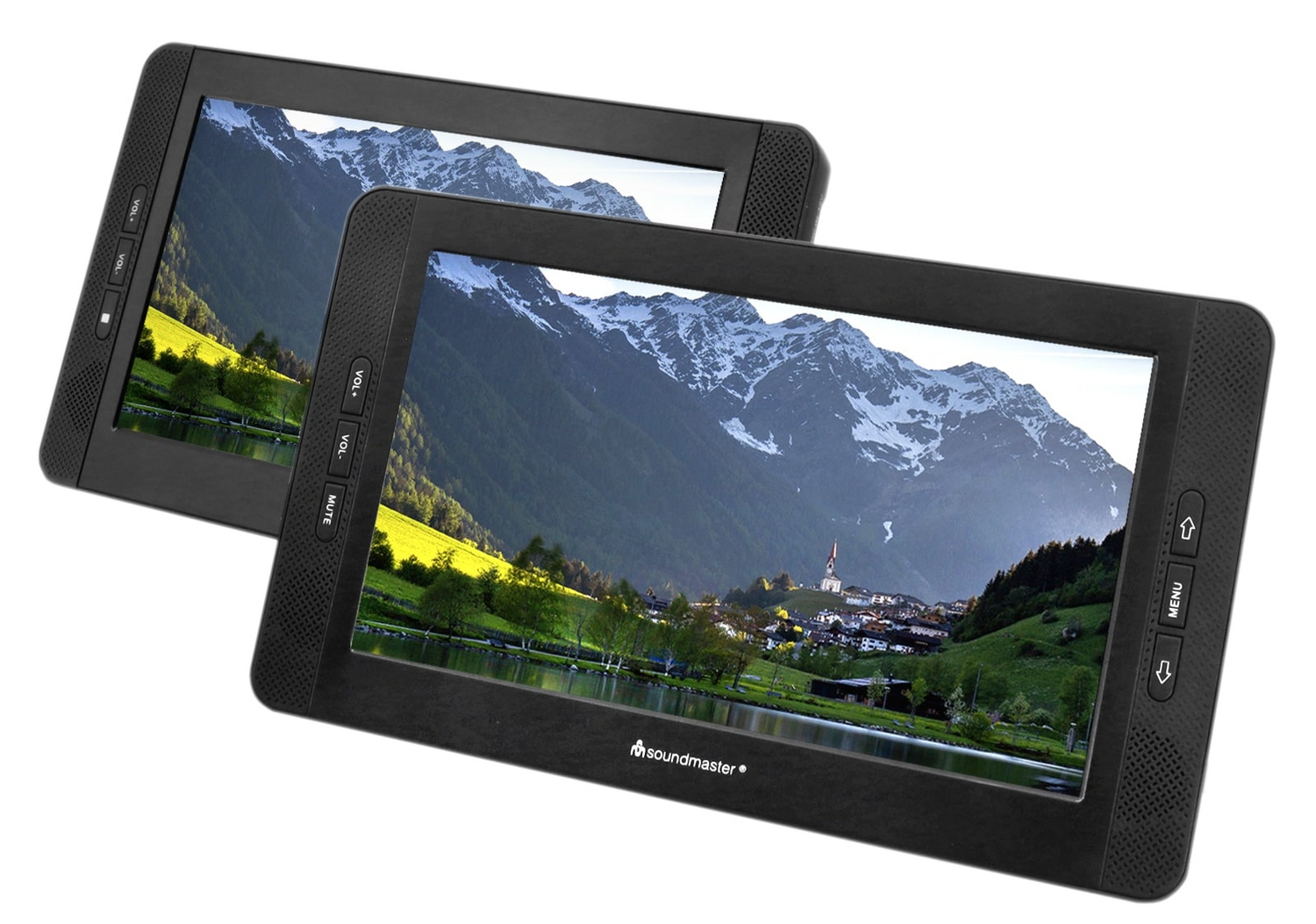 Soundmaster Portabler Dvd Player Player Dvd Pdb1850 Sw Mit 2 Bildschirmen B-Ware - 4005425012207