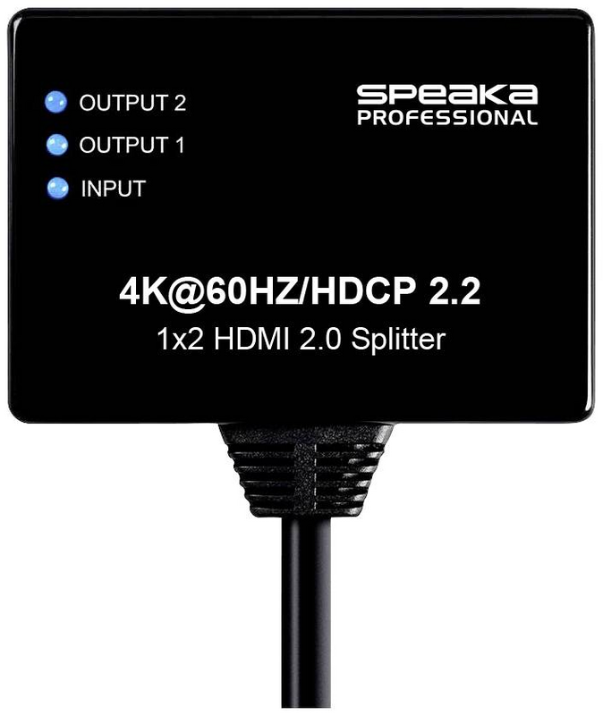 B-Ware Spea Ka Professional Sp 9443508 1+2 Port 4 K Hdmi Splitter Hub Adapter Verbinder - 4064161168524