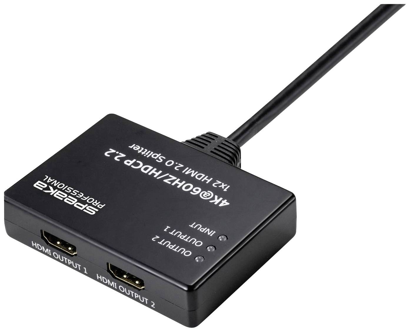 B-Ware Spea Ka Professional Sp 9443508 1+2 Port 4 K Hdmi Splitter Hub Adapter Verbin940 - 4064161168524