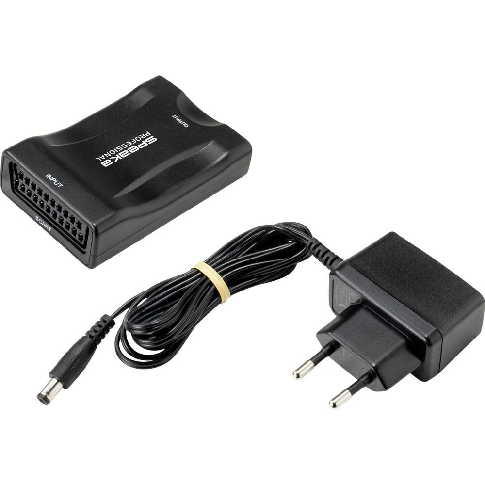 B-Ware Spea Ka Professional Av Konverter Adapter  Sp 9395928 Scart Hdmi 1920x1080 - 4064161162751