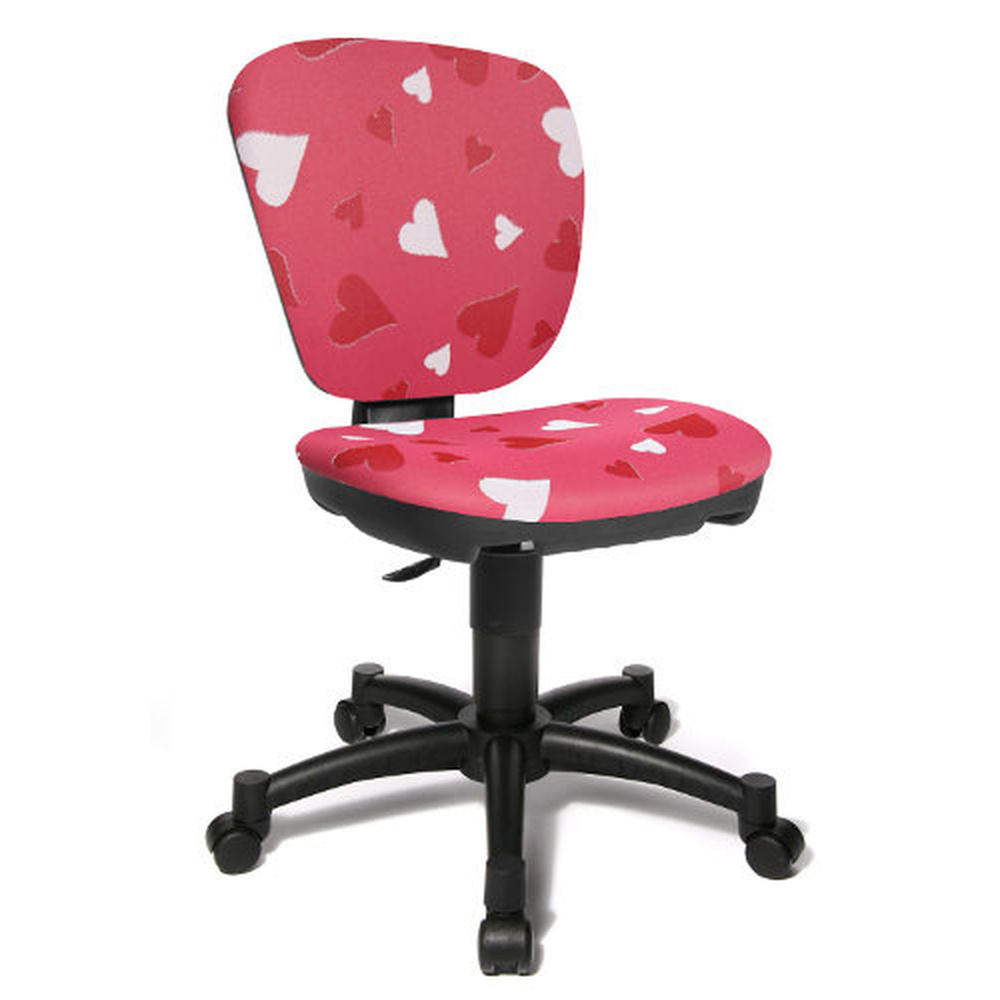 Topstar Kinderschreibtischstuhl Kinderstuhl Drehstuhl Maxx Kid Herzchen Pink B-Ware - 4014296140223