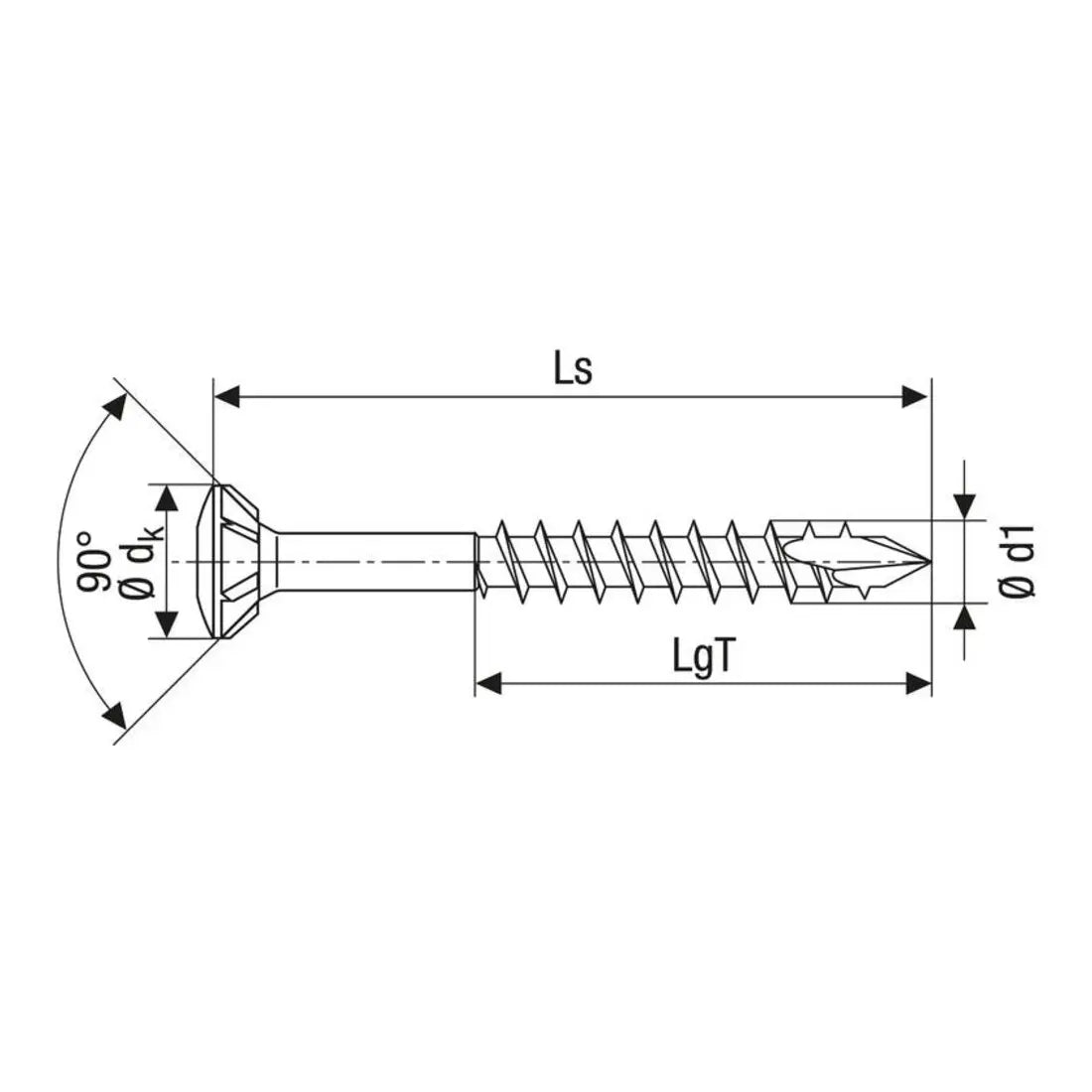 B-Ware Spax Fassadenschraube Schraube Linsensenkkopf Edelstahl A2 Tstar Plus 300 Stück - 4003530184109