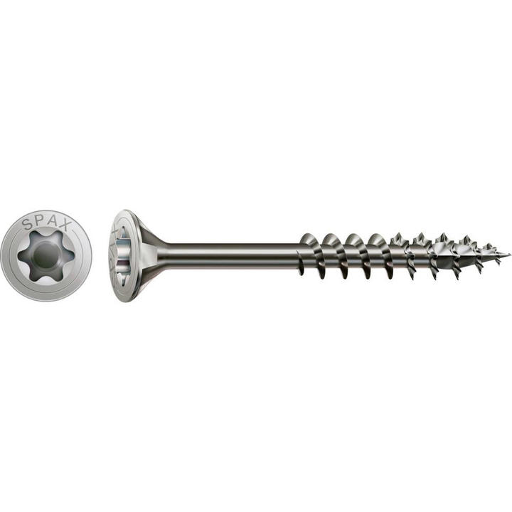 Spax Holzschraube Schraube Edelstahl V2 A 6x140mm Torx Rostfrei Montagematerial B-Ware - 4003530097782