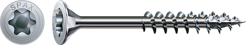 B-Ware Spax Spanplattenschrauben Senkkopf 1000 Stk. T Star Plus Teilgewinde - 4003530149337
