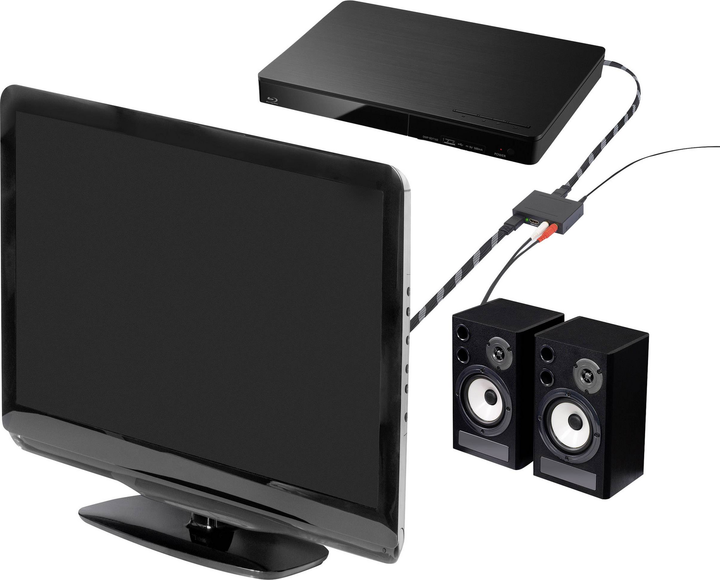 Spea Ka Professional 2 Port Audio Extraktor Hdmi   Hdmi, Cinch, Toslink Konverter B-Ware - 4016139054308