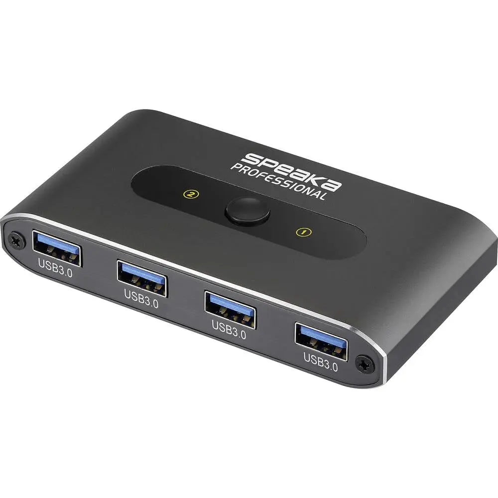 B-Ware Spea Ka Professional Umschalter Switch Hub Grau 2 Port 4fach Usb 3.0 Verteiler - 4064161481333