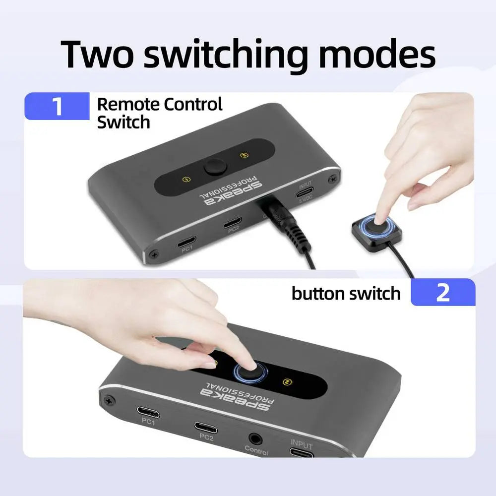 B-Ware Spea Ka Professional Umschalter Switch Hub Grau 2 Port 4fach Usb 3.0 Verteiler - 4064161481333