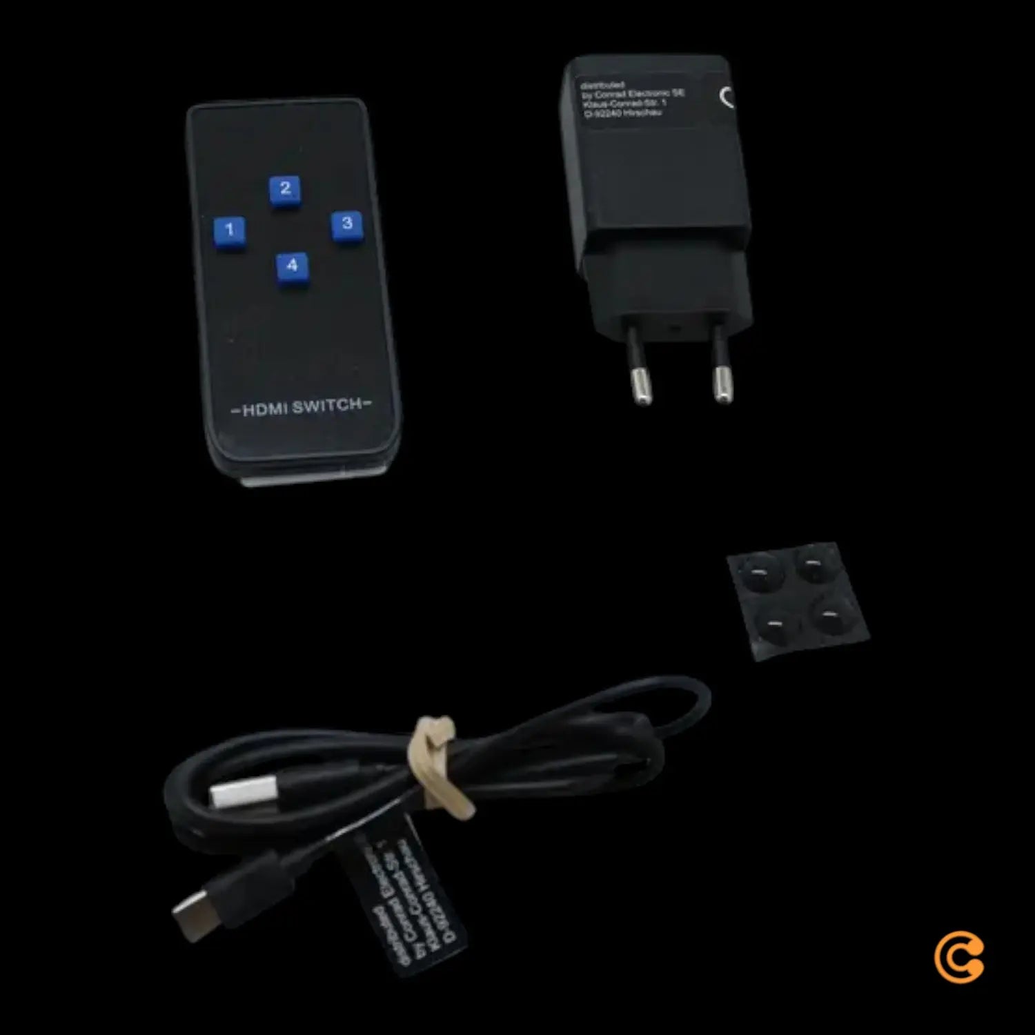 B-Ware Speaka Professional Kvm Umschalter Switch Hdmi 4x1 Schwarz Siehe Text/Foto - 4064161320090