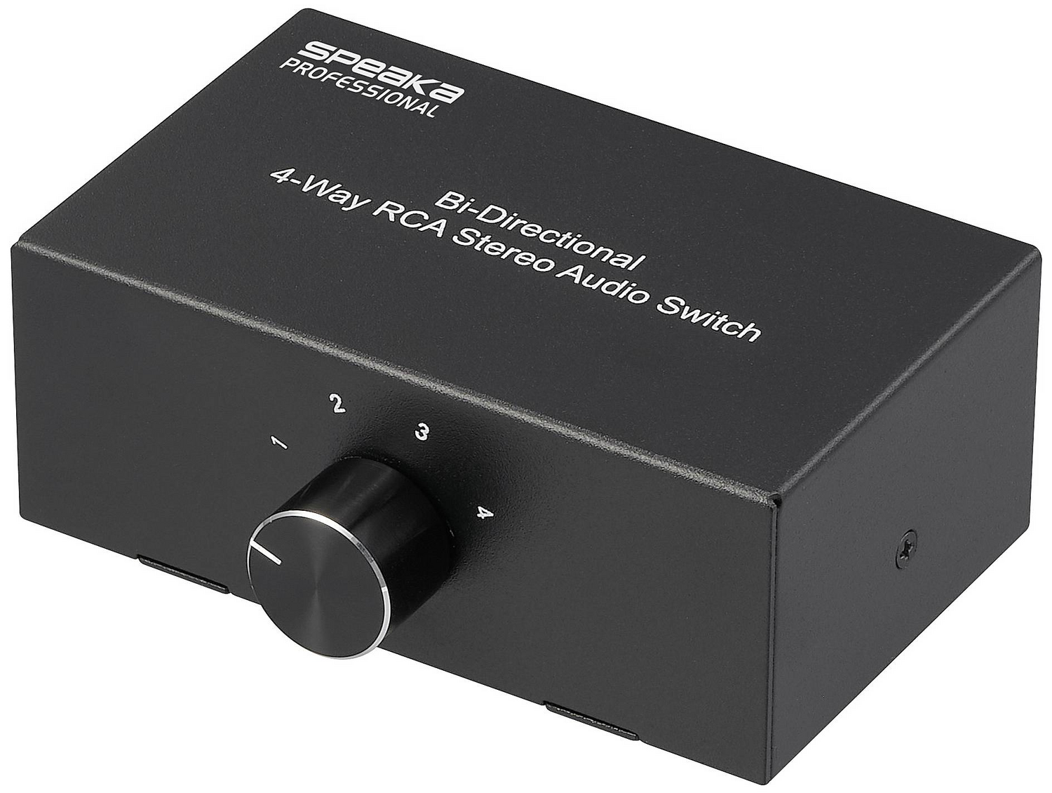 B-Ware Speaka Professional 4 Port Cinch Audioverteiler Switch Audio Hdmi 2 Stück - 4064161320298