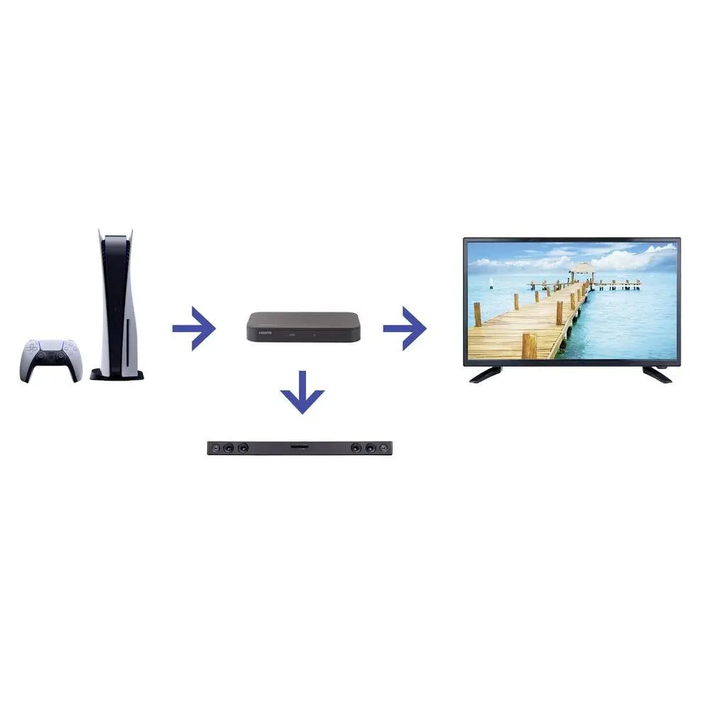 B-Ware Spea Ka Professional Audio Extraktor Konverter Hdmi Adapter E Arc Schwarz Audio - 4064161208381