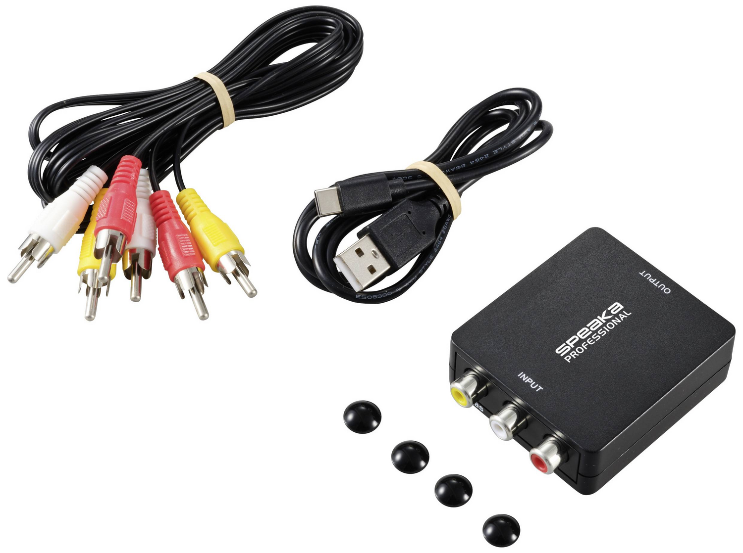 B-Ware Spea Ka Professional Cinch   Hdmi 1920 X 1080 Pixel Av Konverter Adapter 2 Stück - 4064161315386