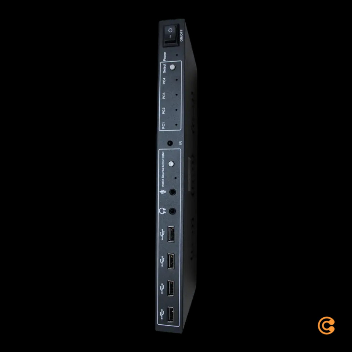 SPEAKA PROFESSIONAL KVM Umschalter Switch HDMI 4x1 schwarz Computer Zubehör - 4064161320090