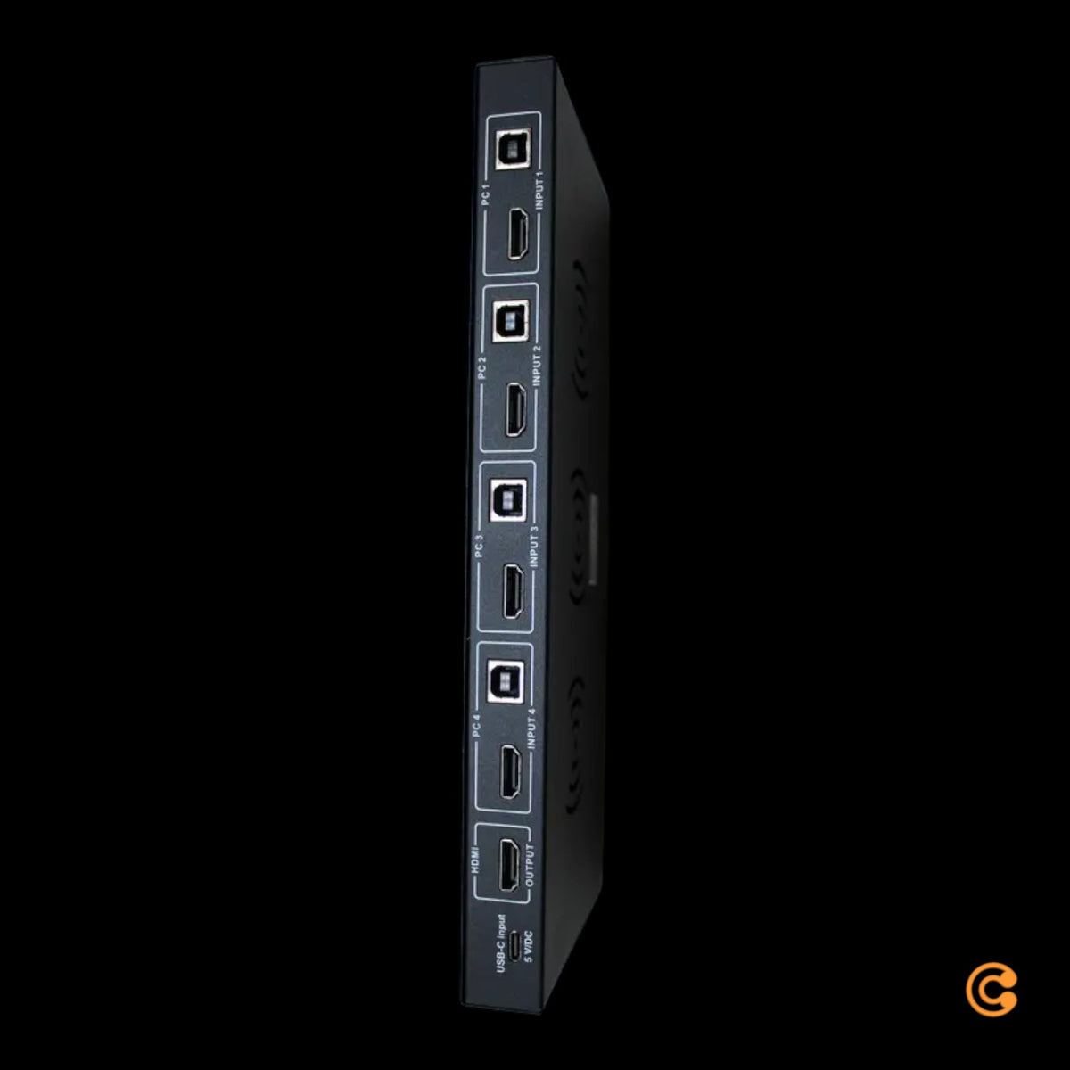 SPEAKA PROFESSIONAL KVM Umschalter Switch HDMI 4x1 schwarz Computer Zubehör - 4064161320090