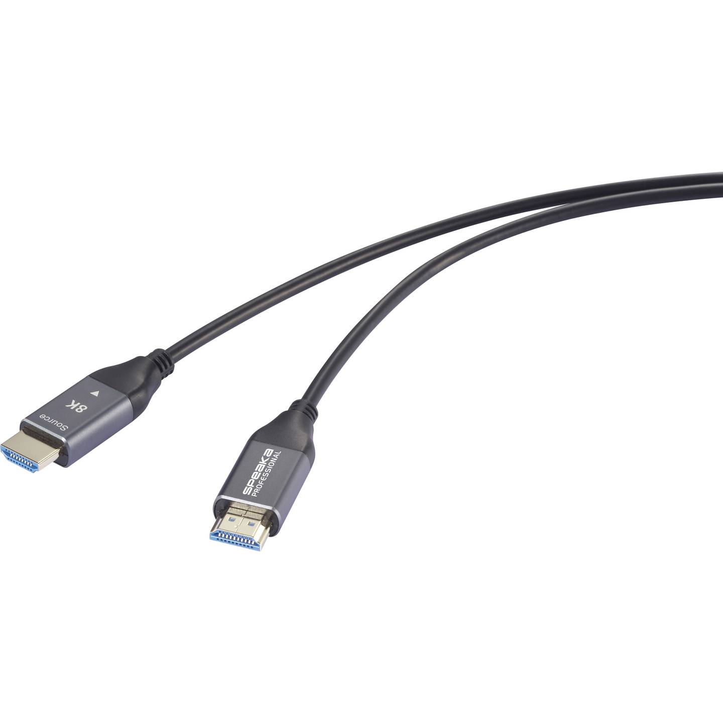 B-Ware Spea Ka Professional Hdmi Glasfaserkabel Hdmi Anschlusskabel 50 M Schwarz 8 K Uhd - 4064161335032