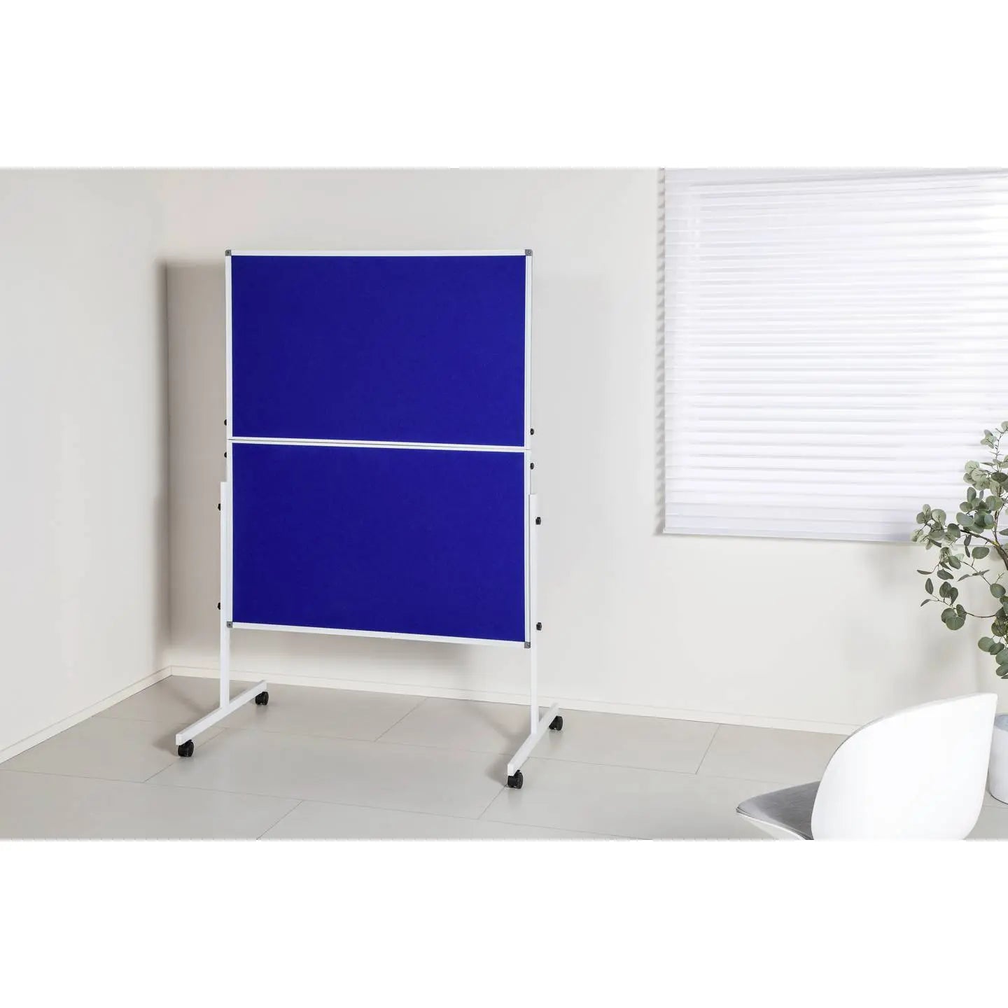 B-Ware Spea Ka Professional Moderationstafel Pinnwand Filz Blau Präsentation Klappbar - 4064161314143
