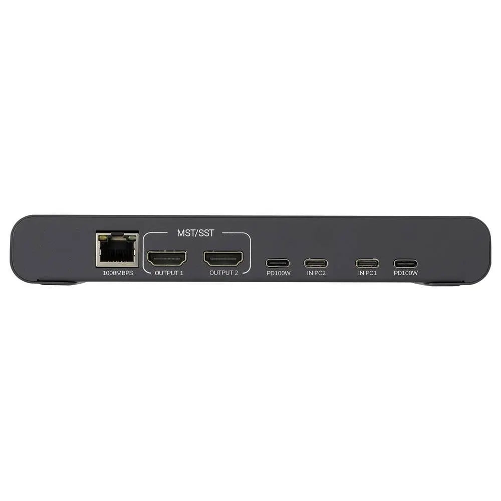 B-Ware Spea Ka Professional Kvm Umschalter Switch Rechner Pc Grau Hdmi Usb A Usb C 2 Port - 4064161487694