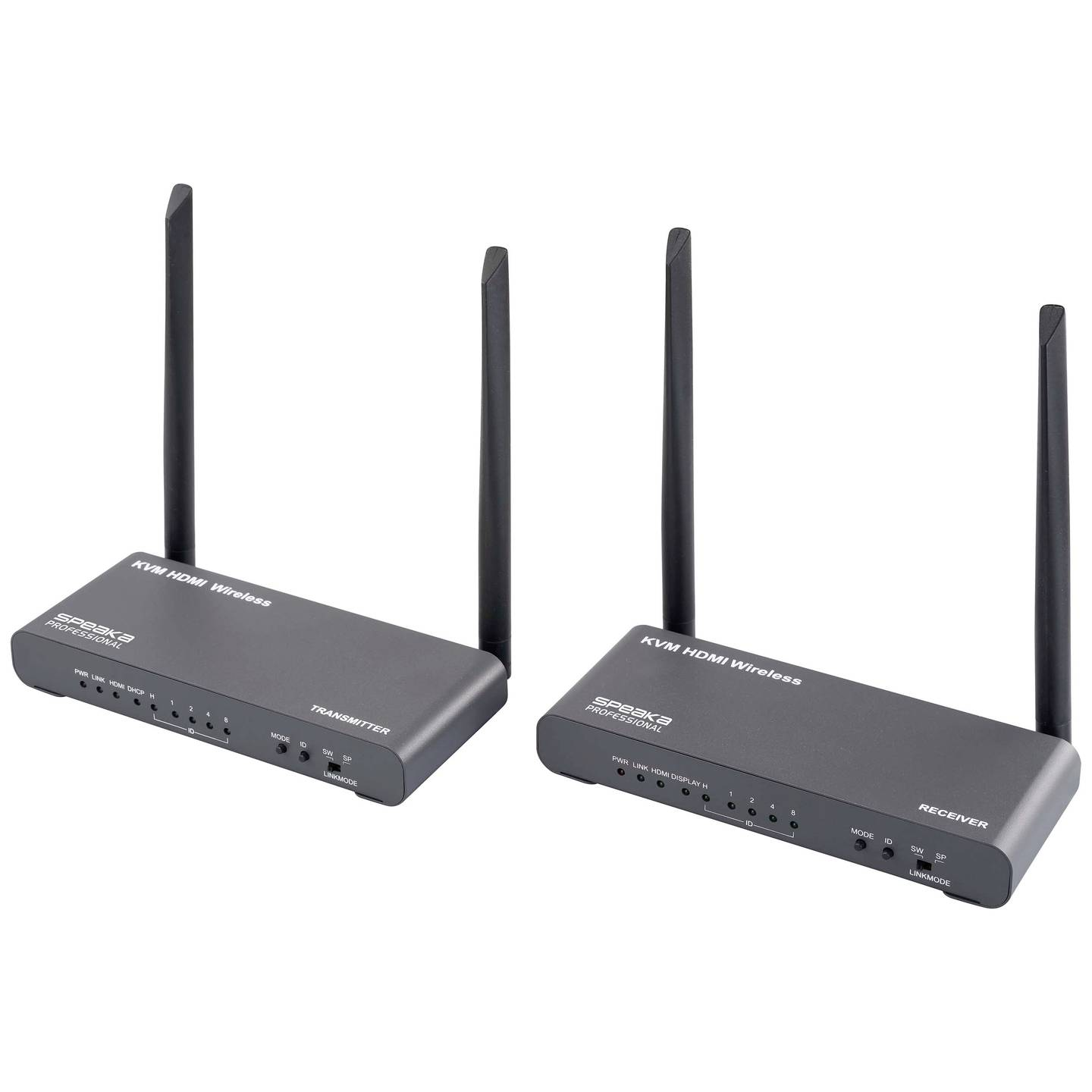 B-Ware Speaka Professional Sp Hde 620 Hdmi Funkübertragung Extender Grau Kvm 100m69 - 4064161325354