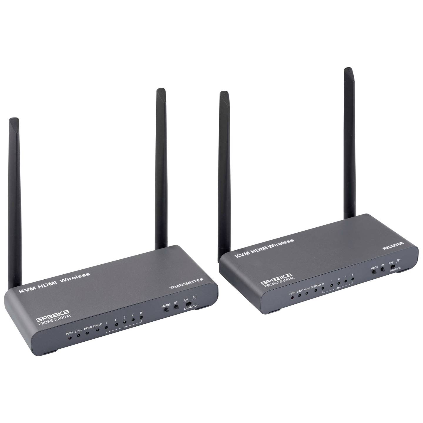 B-Ware Speaka Professional Sp Hde 620 Hdmi Funkübertragung Extender Grau Kvm 100m69 - 4064161325354