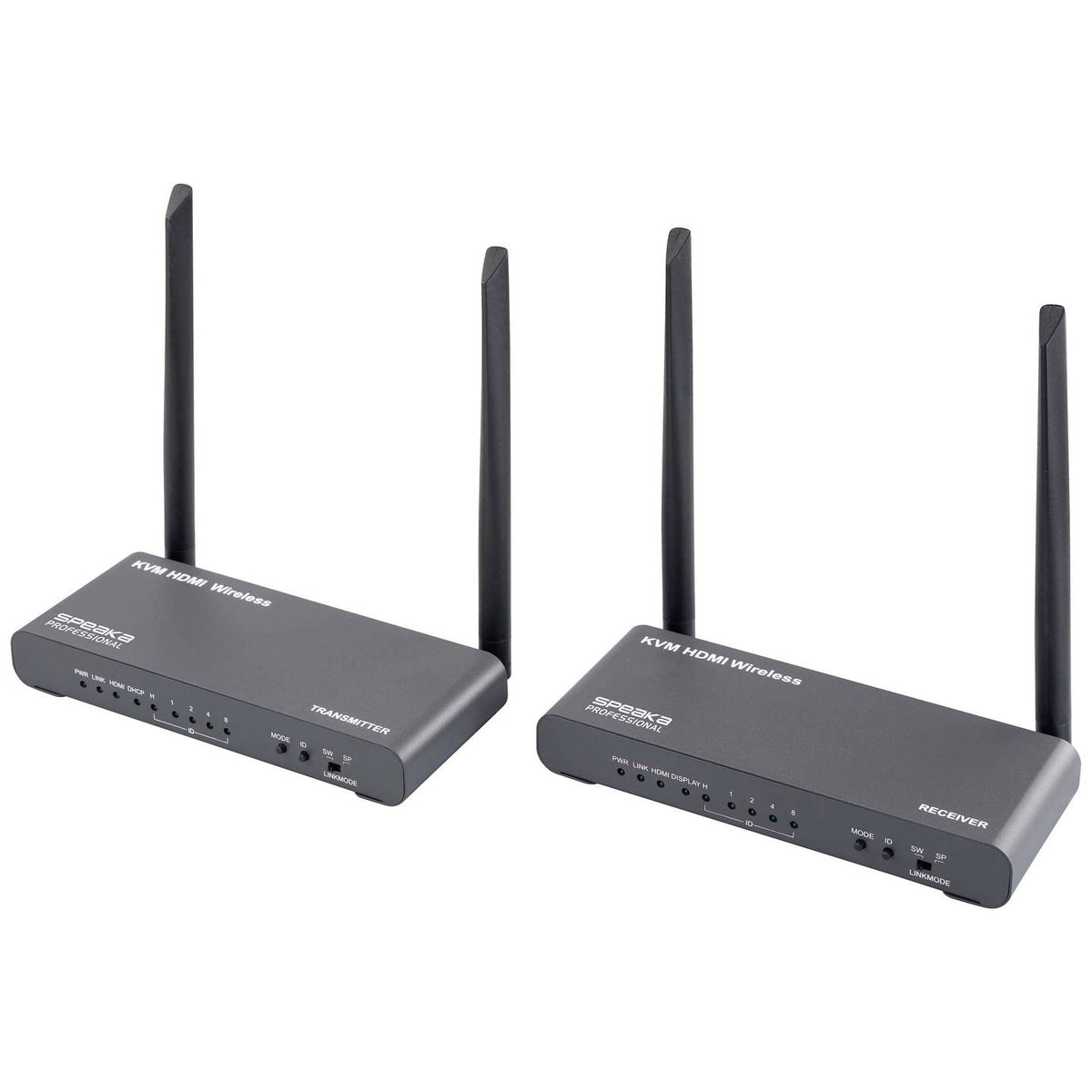 SPEAKA PROFESSIONAL SP-HDE-620 HDMI Funkübertragung Extender Grau KVM 100m69 - 4064161325354