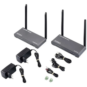 B-Ware Speaka Professional Sp Hde 620 Hdmi Funkübertragung Extender Grau Kvm 100m878