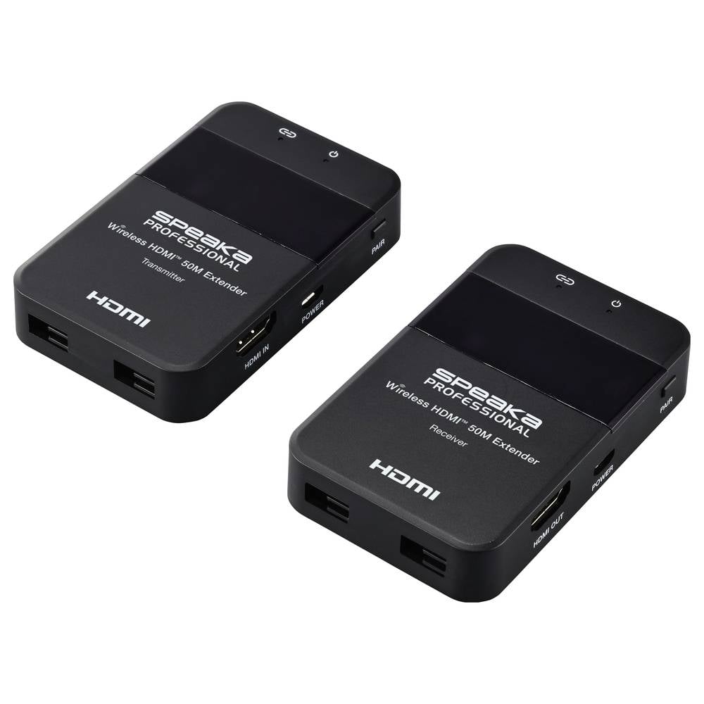 SpeaKa Professional SP-HDE-320 HDMI-Funkübertragung 50 m 5 GHz 1920 x 1080 Pixel - 4064161328041