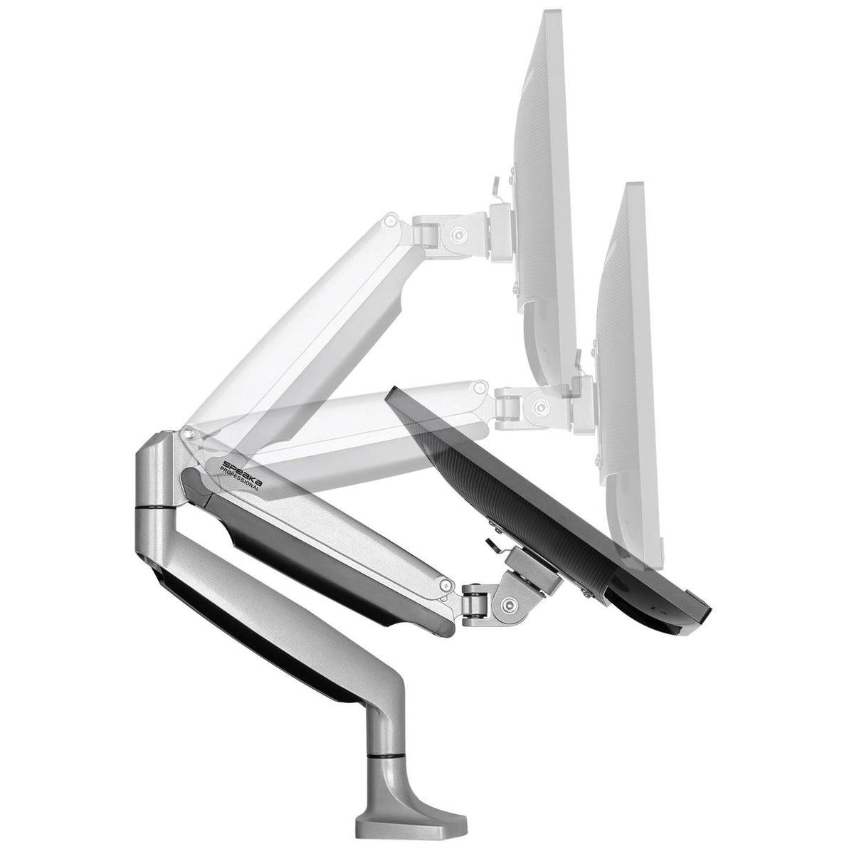 SpeaKa Professional Monitorhalterung Monitor 1fach 33 cm 81 cm schwenkbar - 4064161241326