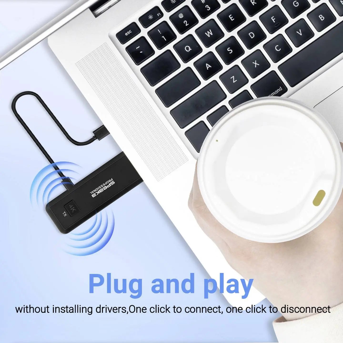 B-Ware Speaka Professional Hdmi Funkübertragung Set Hdmi Wireless 4 K 50m Schwarz - 4064161336183